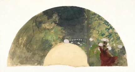 Edgar Degas Singer in a Paris Garden 1879 Poster PrintOvly