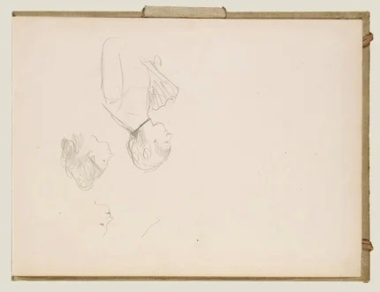 Edgar Degas Sketches of a Café Singer 1879 Poster PrintOvly