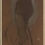 Edgar Degas Slight Sketch of a Woman at Left 1870 Poster PrintOvly