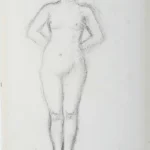 Edgar Degas Standing Nude 1893 Poster PrintOvly