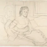 Edgar Degas Study for Mme Théodore Gobillard 1869 Poster PrintOvly