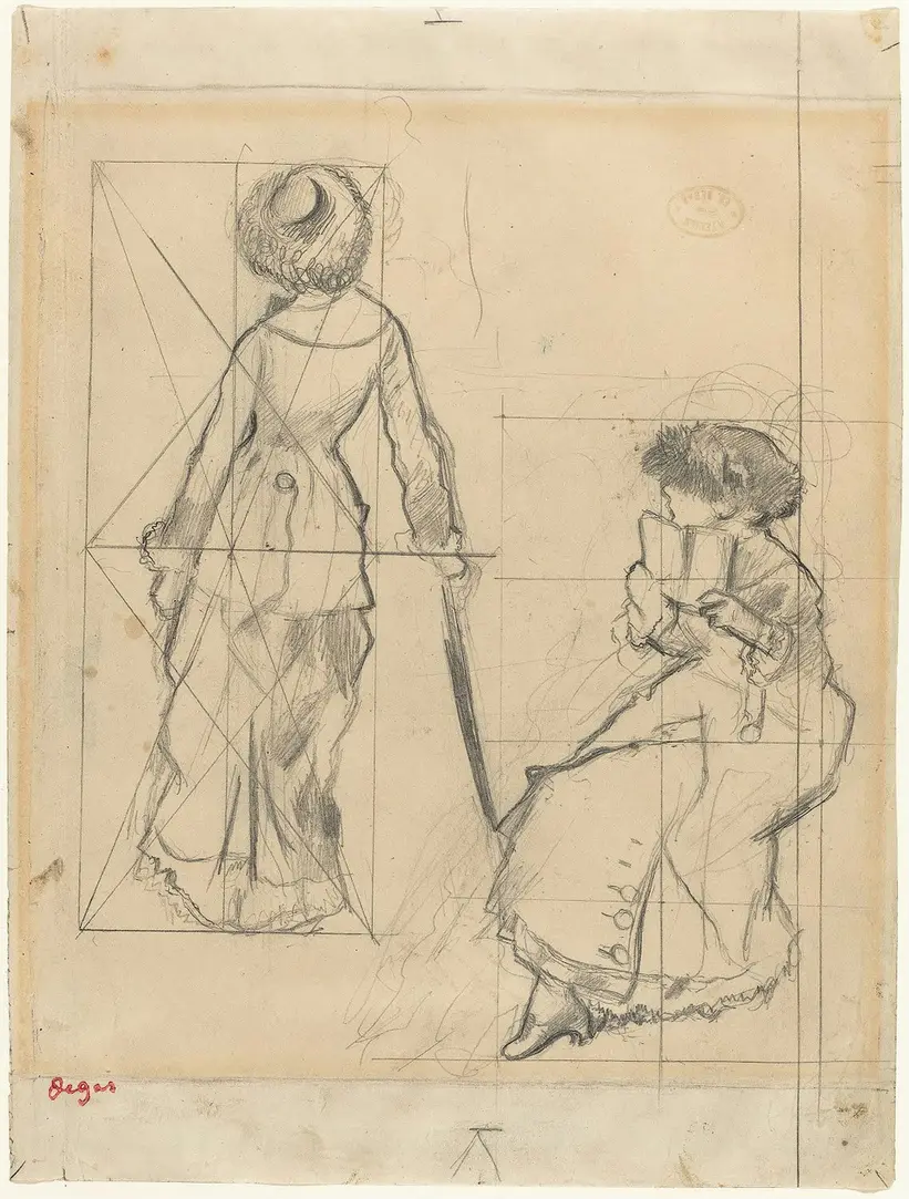 Edgar Degas - Poster 1879 Wall Art Painting Poster Edgar Degas Poster 1879 Wall Art Painting Poster PrintOvly
