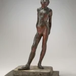 Edgar Degas Study in the Nude of Little Dancer Aged Fourteen 1880 Poster PrintOvly