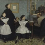 Edgar Degas The Bellelli Family Poster 1900 Wall Art Painting