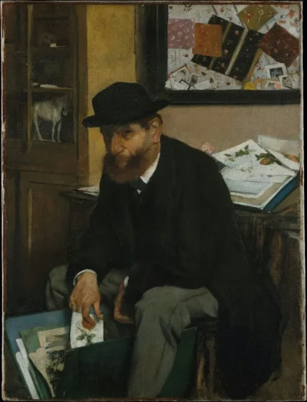 Edgar Degas The Collector of Prints 1866 Poster PrintOvly