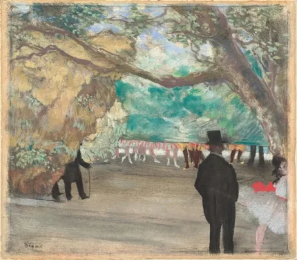 Edgar Degas The Curtain 1880 Poster PrintOvly