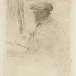 Edgar Degas The Engraver Joseph Tourny 1857 Poster PrintOvly