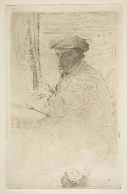 Edgar Degas The Engraver Joseph Tourny 1857 Poster PrintOvly
