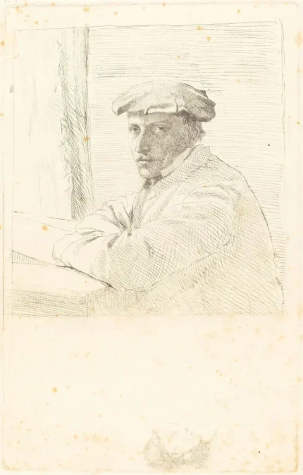 Edgar Degas The Engraver Joseph Tourny 1857 Poster PrintOvly