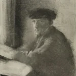 Edgar Degas The Engraver Joseph Tourny in Half Figure 1857 Poster PrintOvly