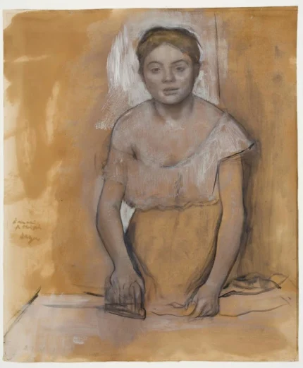 Edgar Degas The Laundress 1873 Poster PrintOvly