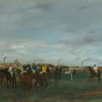 Edgar Degas The Races 1885 Poster PrintOvly