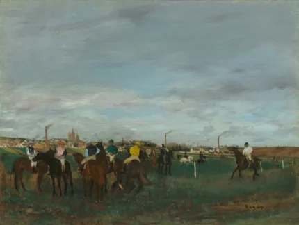 Edgar Degas The Races 1885 Poster PrintOvly
