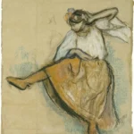 Edgar Degas The Russian Dancer 1899 Poster PrintOvly