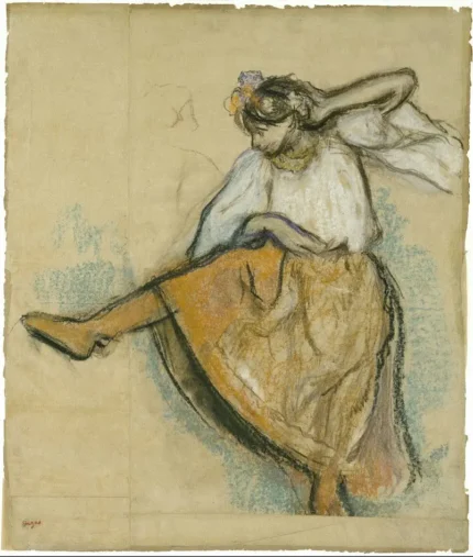 Edgar Degas The Russian Dancer 1899 Poster PrintOvly