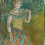 Edgar Degas The Singer in Green 1884 Poster PrintOvly