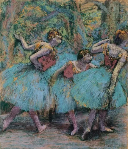 Edgar Degas Three Dancers 1903 Poster PrintOvly