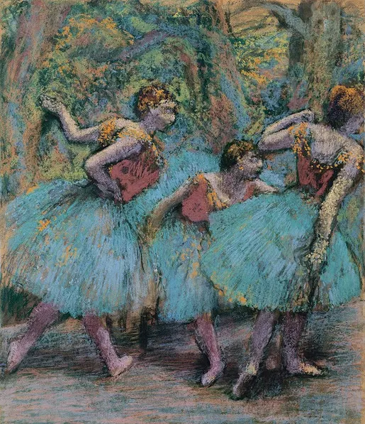 Edgar Degas - Three Dancers Poster 1903 Edgar Degas Three Dancers 1903 Poster PrintOvly