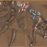 Edgar Degas Three Dancers Resting 1891 Poster PrintOvly
