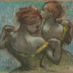 Edgar Degas Two Dancers Half Length 1893 Poster PrintOvly