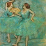 Edgar Degas Two Dancers C 1893 Poster PrintOvly