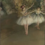 Edgar Degas Two Dancers on a Stage 1874 Poster PrintOvly