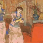 Edgar Degas Two Women 1879 Poster PrintOvly
