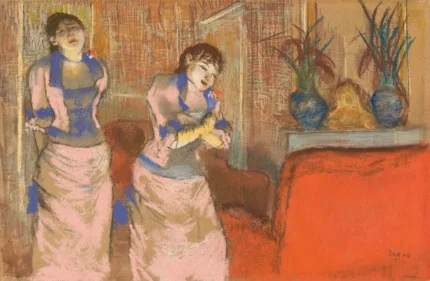 Edgar Degas Two Women 1879 Poster PrintOvly