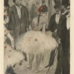 Edgar Degas Virginie Being Admired While the Marquis Cavalcanti Looks on 1866 Poster PrintOvly