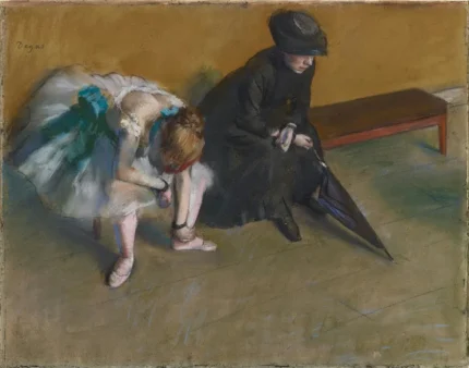 Edgar Degas Attente 1882 Poster PrintOvly