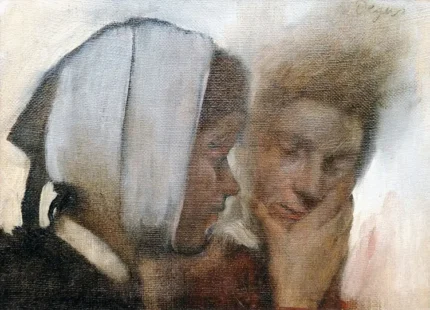 Edgar Degas Washerwomen 1871 Poster PrintOvly