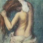 Edgar Degas Woman Drying Herself 1906 Poster PrintOvly