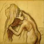 Edgar Degas Woman Drying Herself 1906 Poster PrintOvly