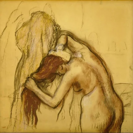 Edgar Degas Woman Drying Herself 1906 Poster PrintOvly