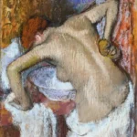Edgar Degas Woman Sponging Her Back 1895 Poster PrintOvly