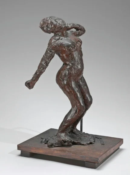 Edgar Degas Woman Stretching 1895 Poster PrintOvly