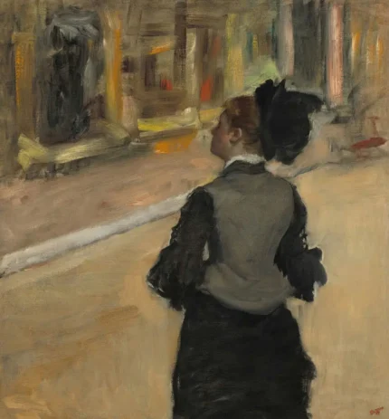 Edgar Degas Woman Viewed From Behind 1882 Poster PrintOvly