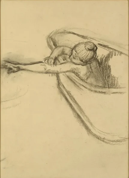 Edgar Degas Woman in the Bath Drying Her Arm 1880s Or 1890s 1880 Poster PrintOvly