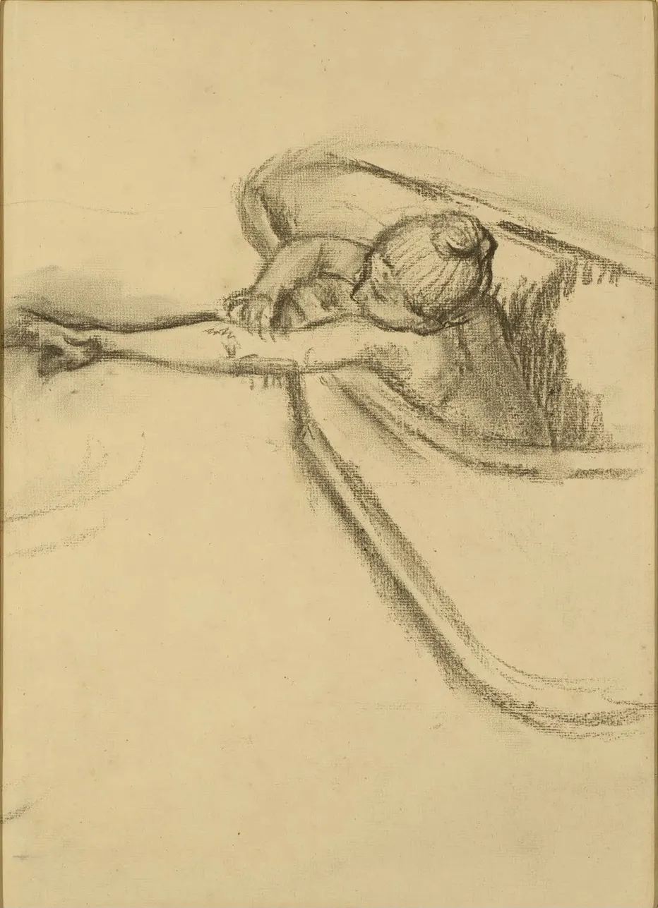 Edgar Degas - Woman in the Bath Drying Her Arm 1880s Or 1890s Poster 1880 Edgar Degas Woman in the Bath Drying Her Arm 1880s Or 1890s 1880 Poster PrintOvly