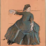 Edgar Degas Woman on a Sofa 1875 Poster PrintOvly