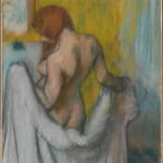 Edgar Degas Woman with a Towel Or 1896 Poster PrintOvly