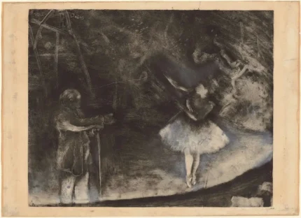 Edgar Degas Executed in Collaboration with Vicomte Lepic the Ballet Master 1874 Poster PrintOvly