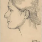 Edgar Degas Hortense Valpinçon Portrait of Hortense Valpinçon Poster 1883 Wall Art Painting