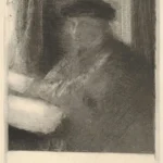 Edgar Degas Joseph Gabriel Tourny the Engraver Joseph Tourny 1857 Poster PrintOvly
