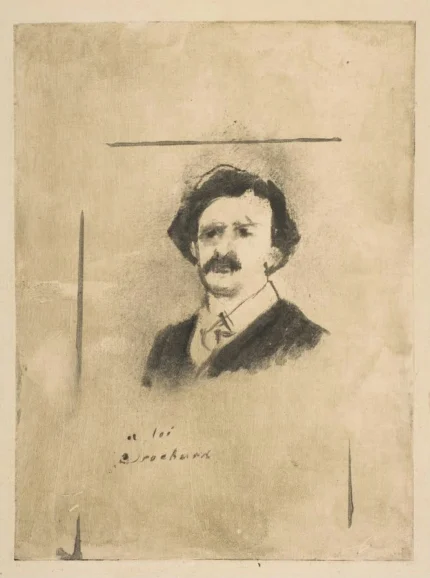 Edgar Degas S Favorite the Actor Crochard Illustration for la Famille Car 1880 Poster PrintOvly