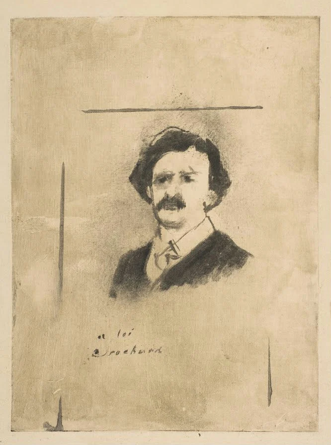 Edgar Degas - S Favorite the Actor Crochard Illustration for la Famille Car Poster 1880 Edgar Degas S Favorite the Actor Crochard Illustration for la Famille Car 1880 Poster PrintOvly