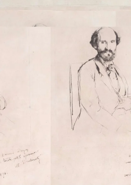 Edgar Degas Charles Hayem Portrait of Charles Hayem 1876 Poster PrintOvly