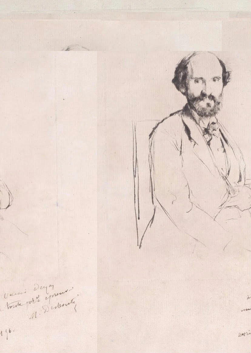 Edgar Degas - Charles Hayem Portrait of Charles Hayem Poster 1876 Edgar Degas Charles Hayem Portrait of Charles Hayem 1876 Poster PrintOvly