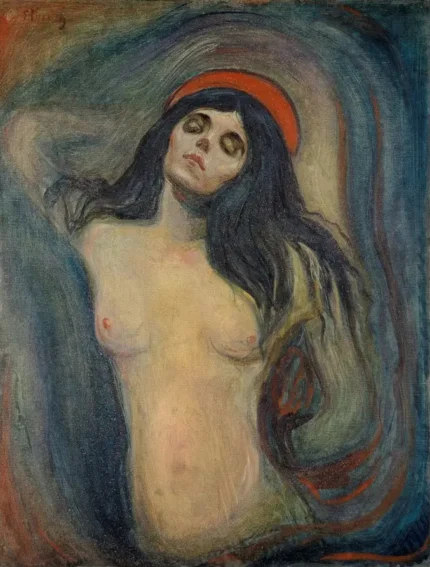 Edvard Munch Madonna 1894 Poster PrintOvly