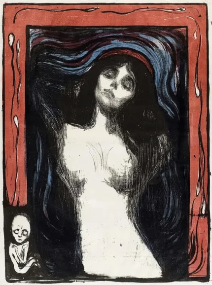 Edvard Munch Madonna 1895 Poster PrintOvly